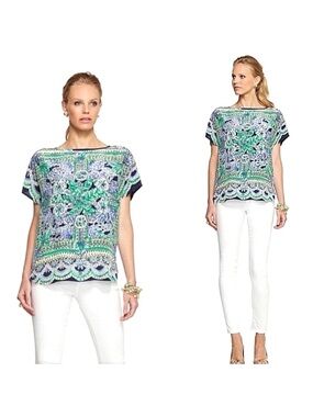Lilly Pulitzer Marion silk top